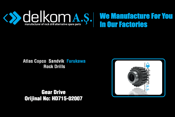 Rueda Dentada Rock Drill Spare Parts