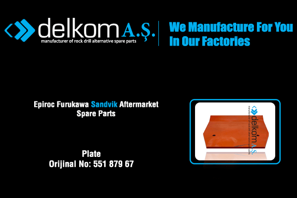 Placa Rock Drill Spare Parts