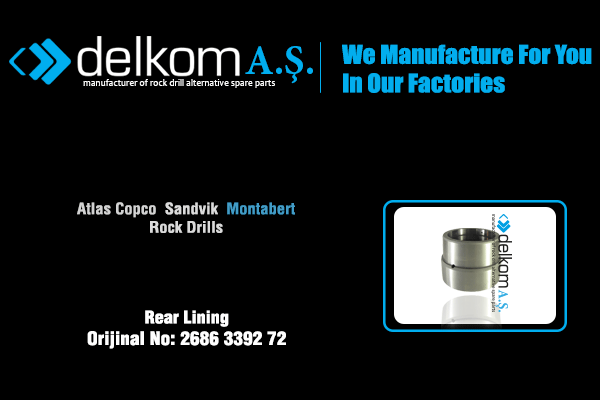 Chemise de poussoir arrière