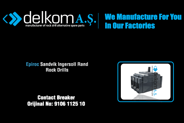 Disjoncteur Rock Drill Spare Parts