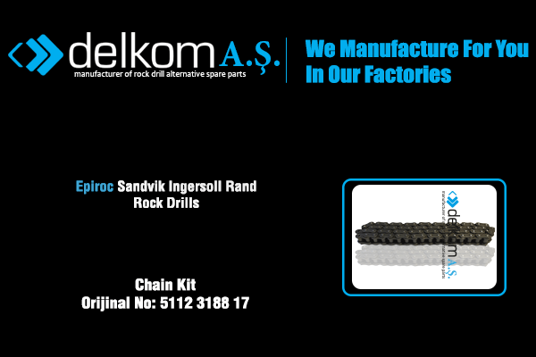 Kit chaîne Rock Drill Spare Parts