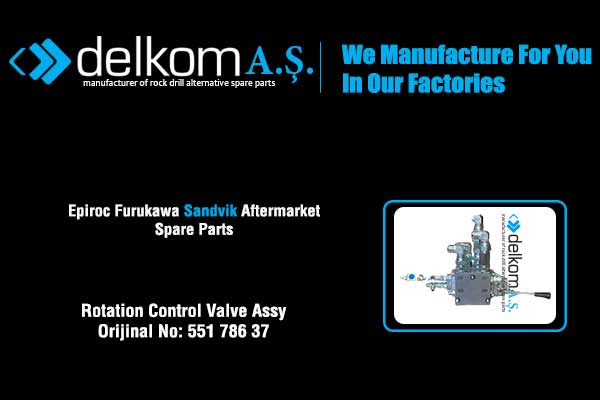 Ensemble de soupape de commande de rotation