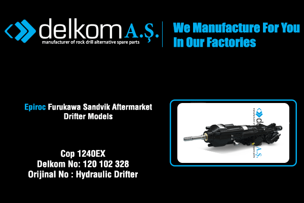 COP 1240EX Rock Drill Spare Parts