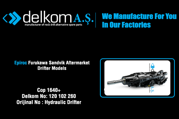 COP 1640+ Rock Drill Spare Parts