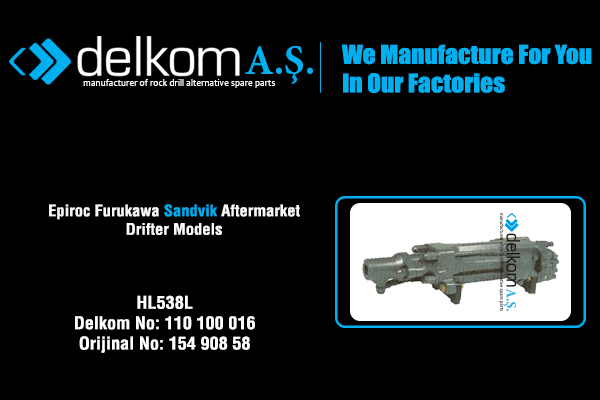 HL538L Rock Drill Spare Parts