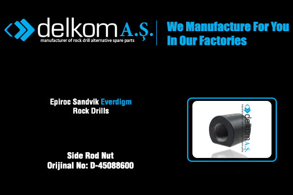 Ana Saplama Somunu Ön Rock Drill Spare Parts
