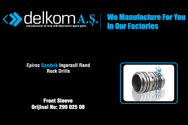 Piston Keçe Yatağı Dış Kovan Rock Drill Spare Parts