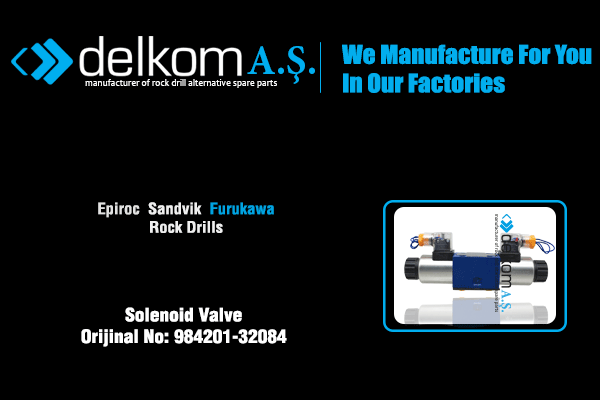 Selenoid Yön Valfi Rock Drill Spare Parts