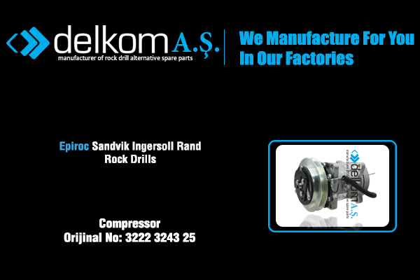Klima Kompresörü Rock Drill Spare Parts