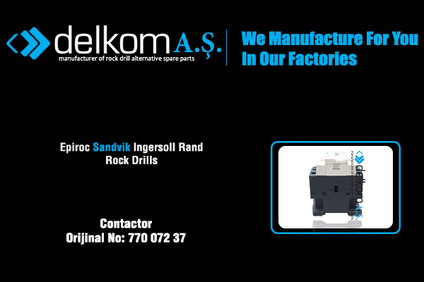 Kontaktör Rock Drill Spare Parts