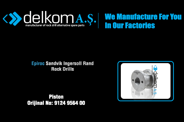 Lift Pistonu Rock Drill Spare Parts