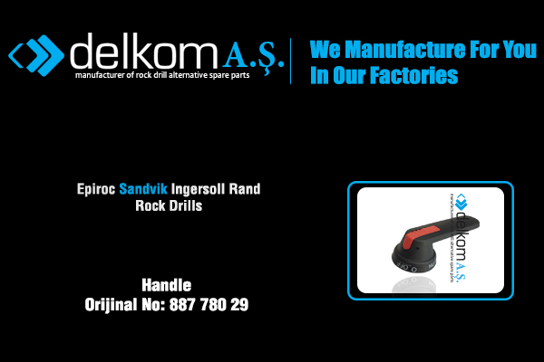 Ana Şalter Açma Kapama Kolu Rock Drill Spare Parts
