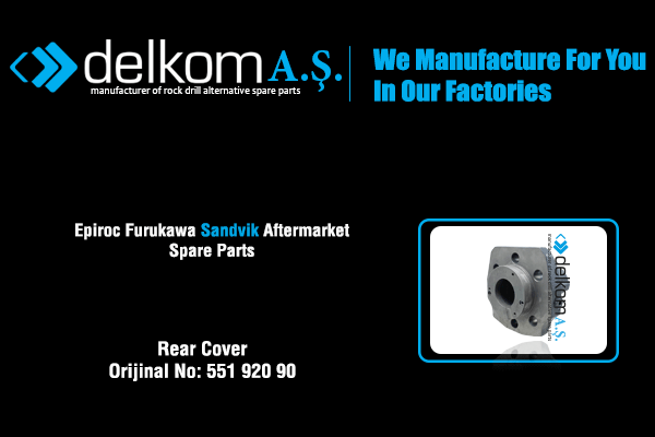 Tabanca Arka Kapağı Rock Drill Spare Parts