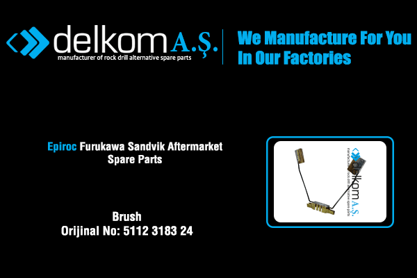 Kollektör Fırçası Tekli Rock Drill Spare Parts