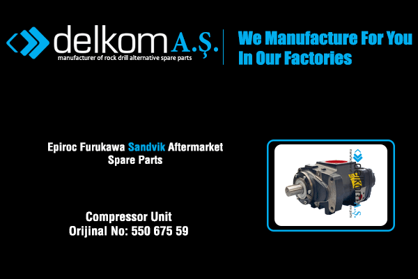 Hava Kompresörü Rock Drill Spare Parts