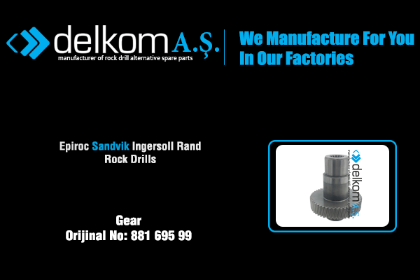 Şanzuman Pompa Dişlisi Rock Drill Spare Parts