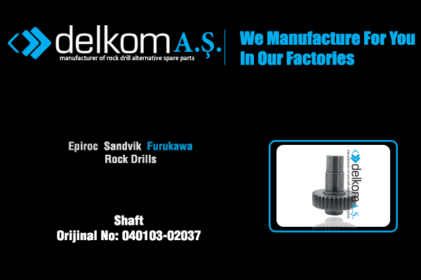 Şanzuman Kompresör Dişlisi Rock Drill Spare Parts