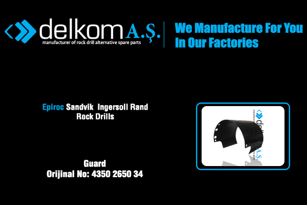 Dönüş Grubu Muhafaza Sacı Rock Drill Spare Parts