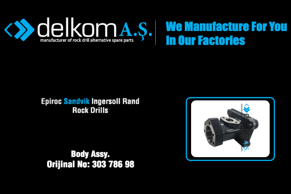 Ön Başlık Gövdesi Komple Rock Drill Spare Parts