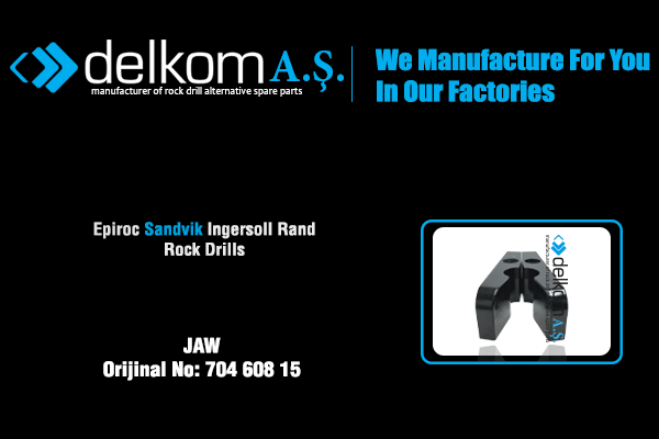 Rod Tutucu Çene Takımı Rock Drill Spare Parts