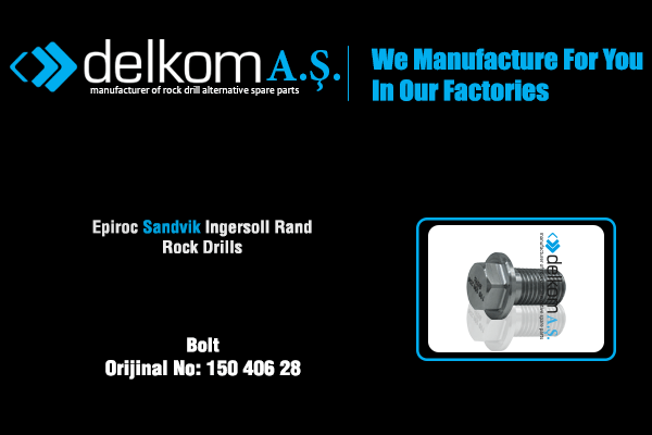 Arka Kapak Civatası Rock Drill Spare Parts