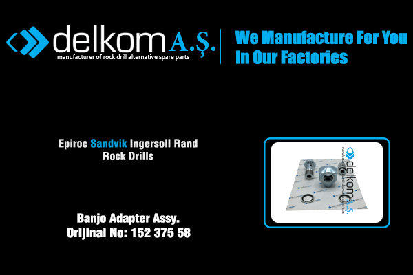 Hidrolik Yağ Geçiş Adaptör Seti Rock Drill Spare Parts