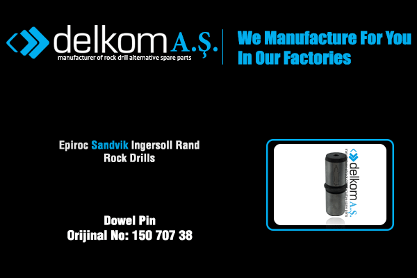 Gövde Yataklama Pimi Rock Drill Spare Parts