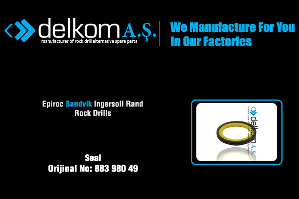 Tabanca İtici Valf Keçesi Rock Drill Spare Parts