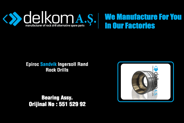 Damping Piston Yatağı Komple Rock Drill Spare Parts