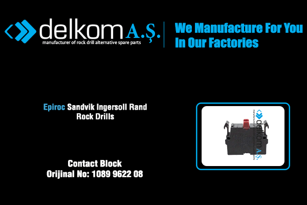 Kapalı Kontak Rock Drill Spare Parts