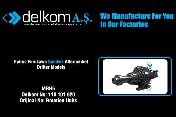 MRH6 Rock Drill Spare Parts