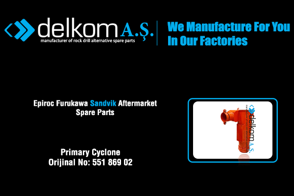 Taş Dökücü Gövdesi Rock Drill Spare Parts