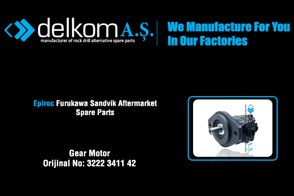Soğutucu Fan Motoru Rock Drill Spare Parts