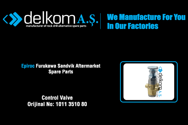 Hava Ayar Regülatörü Rock Drill Spare Parts