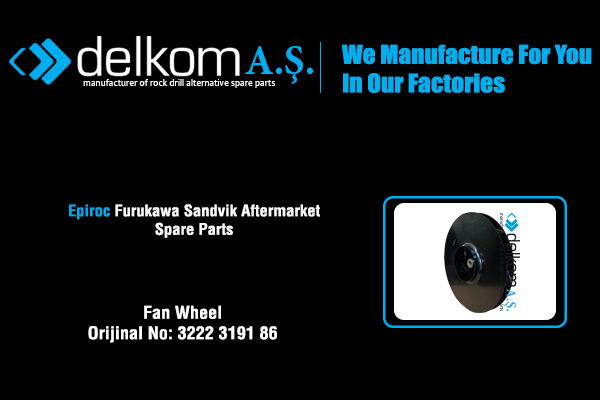 Toz Fanı Rock Drill Spare Parts