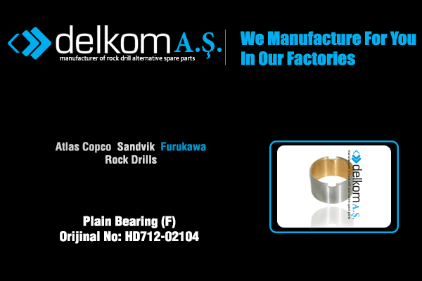 Plain Bearin (F) Rock Drill Spare Parts