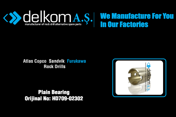 Plain Bearing Rock Drill Spare Parts