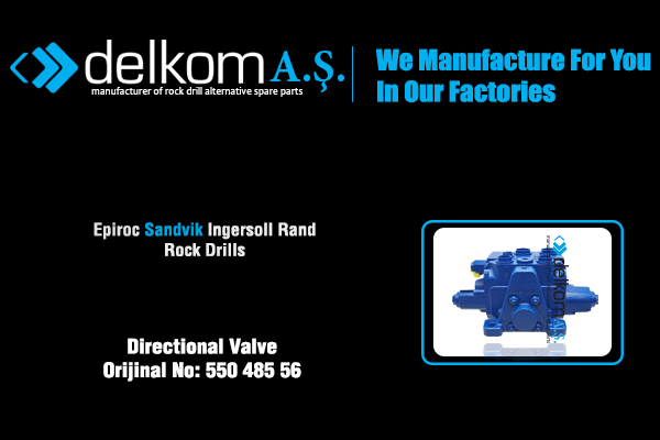 Directional Valve Rock Drill Spare Parts