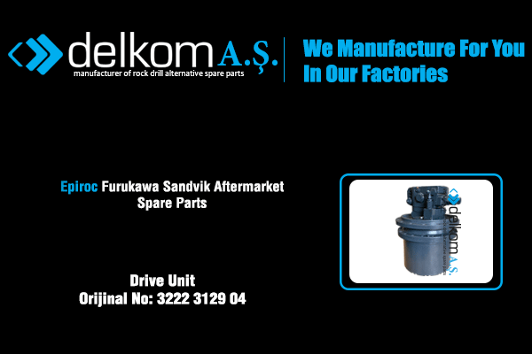 Drive Unit Rock Drill Spare Parts