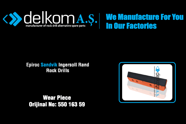 Wear Piece Rock Drill Spare Parts