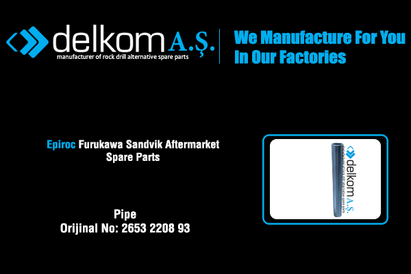 Pipe Rock Drill Spare Parts