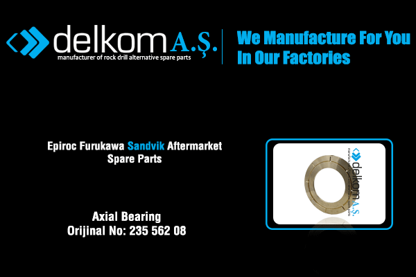 Axial Bearing Rock Drill Spare Parts