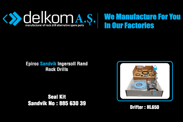 Seal Kit HL650 Rock Drill Spare Parts