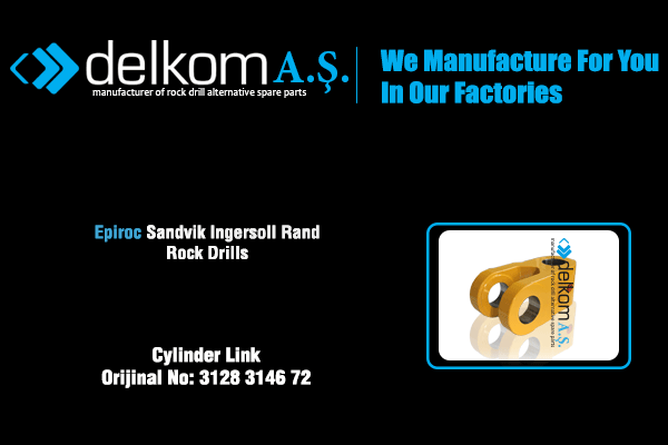 Cylinder Link Rock Drill Spare Parts