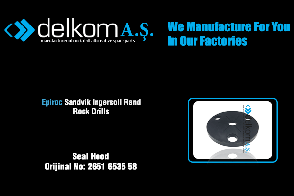 Seal Hood Rock Drill Spare Parts