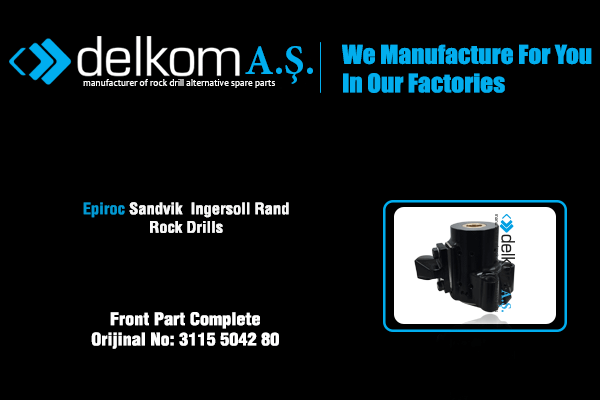 Front Part Comp. Rock Drill Spare Parts